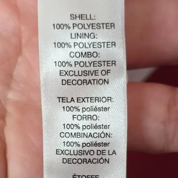 White House Black Market Chiffon Fringe Dressy Professional Tank Top - Picture 6 of 7